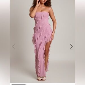 Oh Polly Strapless Dress